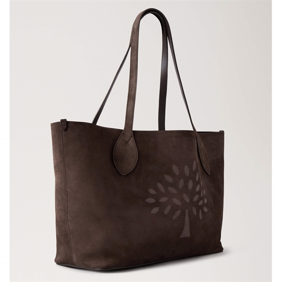 Mulberry Suede Tree Tote Chocolate Suede